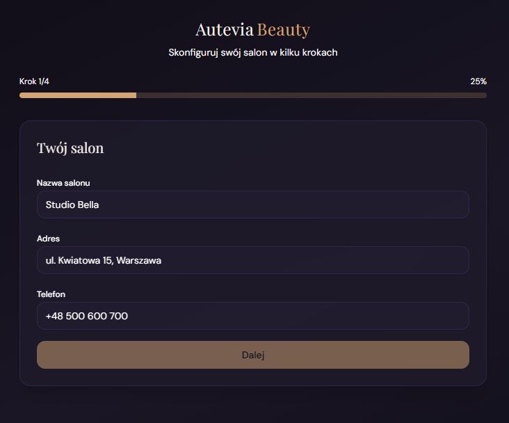 Screenshot — kreator konfiguracji